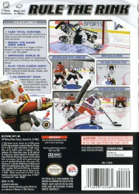 NHL 2003 box cover back